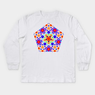 Penrose pentagon Kids Long Sleeve T-Shirt